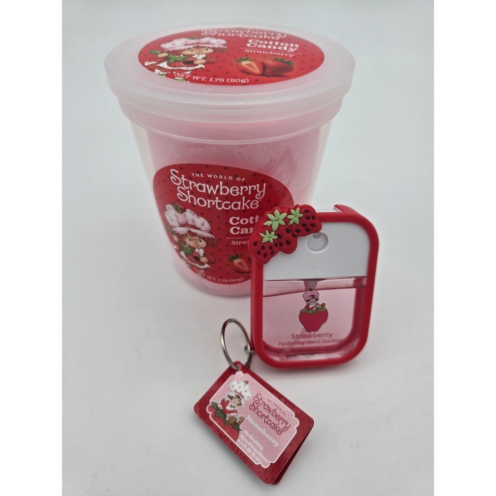 Strawberry Shortcake Hand Sanitizer 1.2oz And Cotton Candy Set